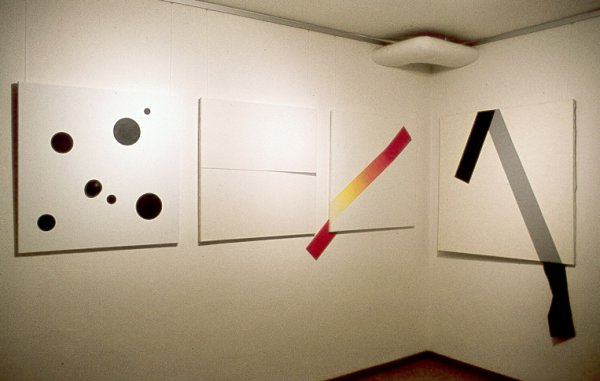 Atelierwand in M�nster 1976 - Atelier 1974 bis 1977